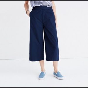 Madewell - Wideleg Cropped Pull On Pants - XXS
